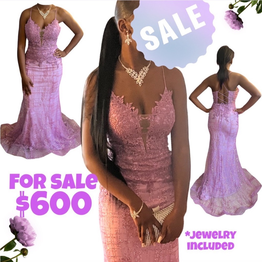 Lavender, size 6 Prom Dress